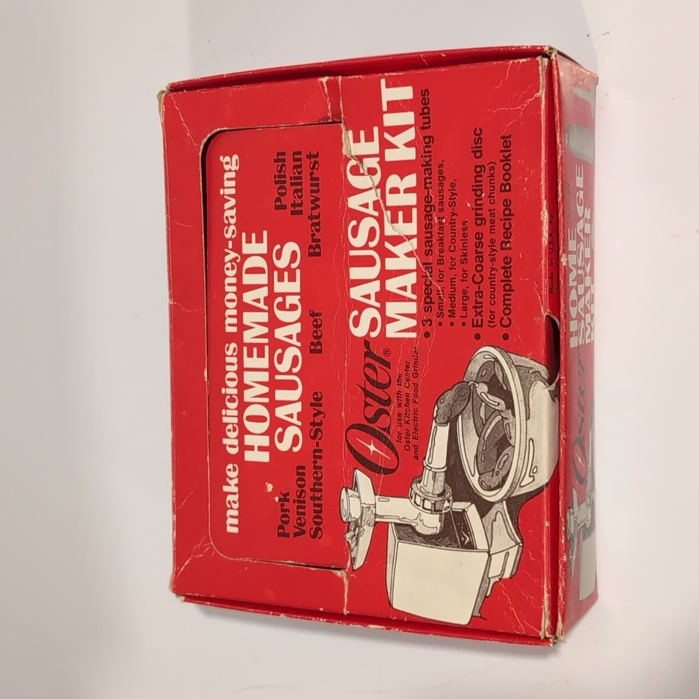 Vintage Oster sausage maker kit